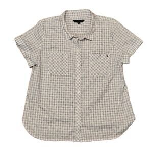 Tommy Hilfiger Women’s Check Button‑Down Shirt – XL – Excellent Condition